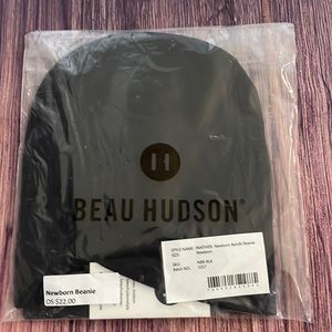 NWT: Beau Hudson New Born Beanie, Ultra Soft